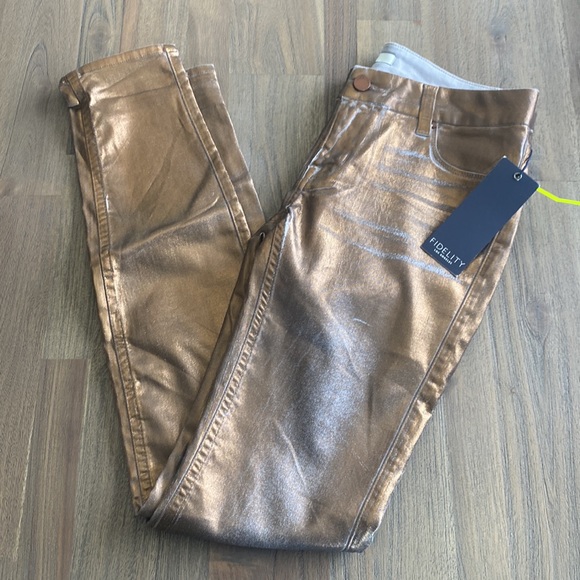 Fidelity Copper Coated Stretch Denim, Prototype, NWT - Picture 4 of 11
